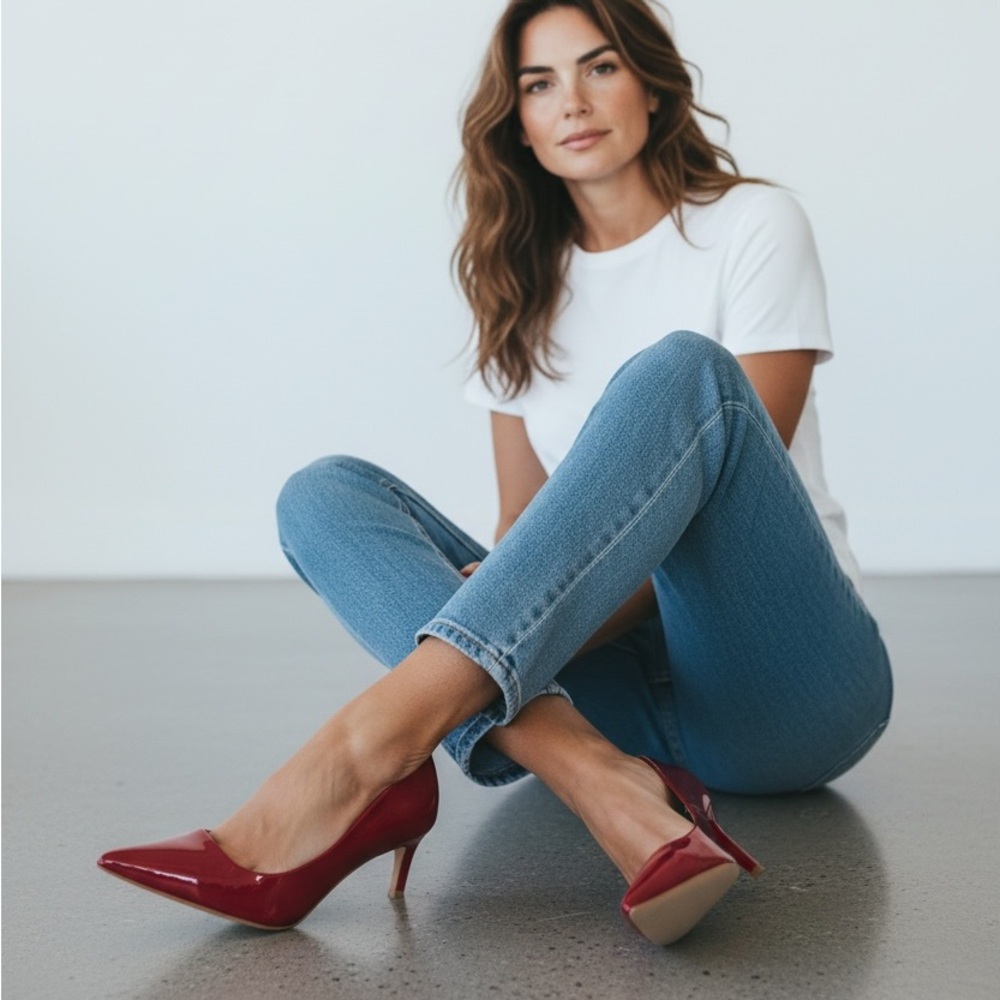 🌺NWOB🌺 Madden Girl Red Patent Pointed Toe Heels